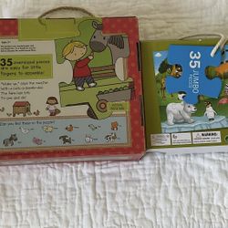 Puzzle Farm And Animals 