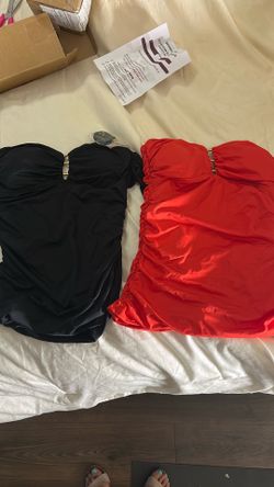 Carmen Marc Valve Tankini Bandeau SZ Small