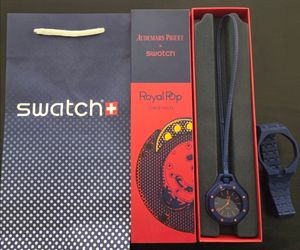 Swatch collaboration with Audemars Piguet. Includes watch, box, and packaging. Excellent condition.