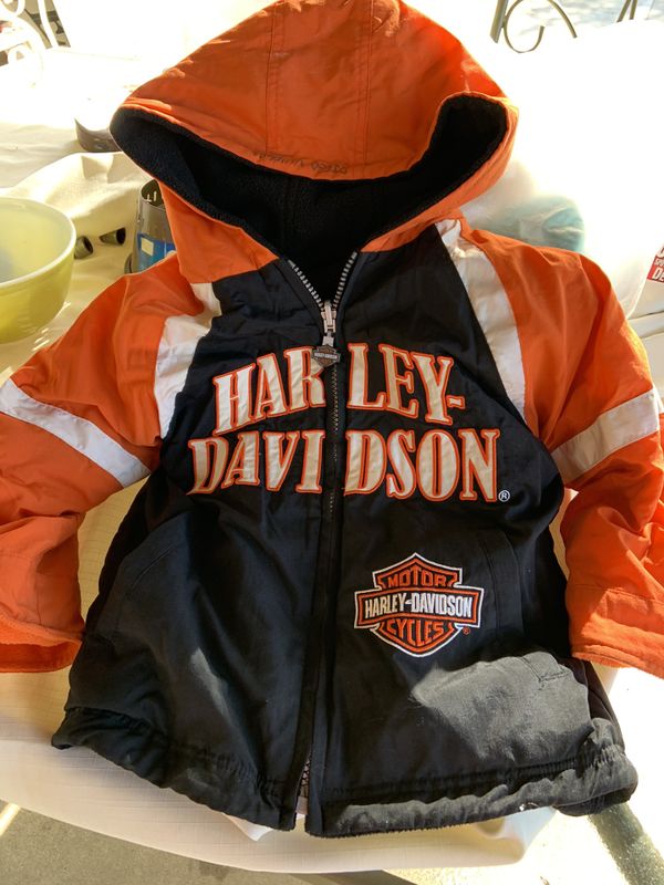 REVERSIBLE EMBROIDERED HARLEY DAVIDSON KIDS JACKET. for Sale in Fresno