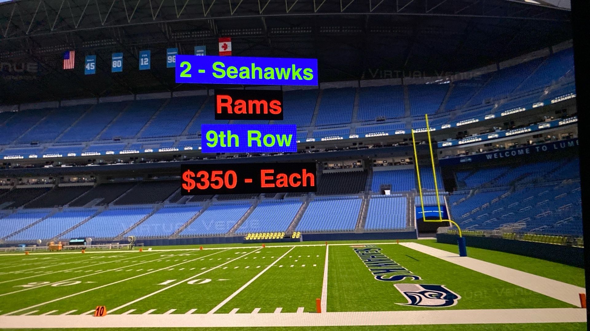 Seahawks Rams Tickets