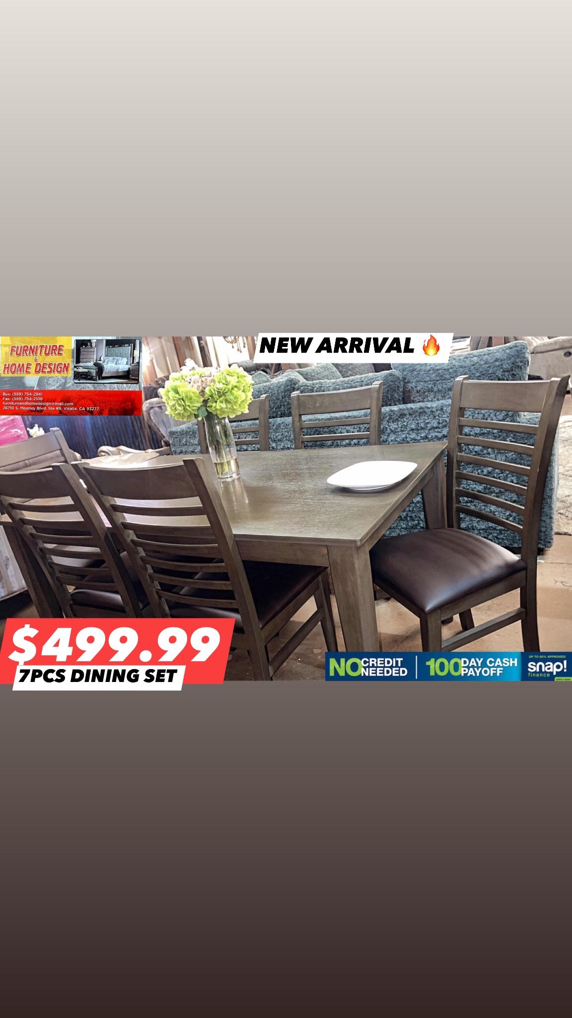 7pcs Dining Set 