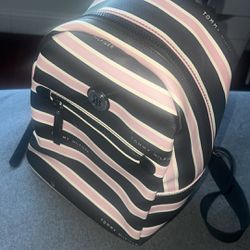 Tommy Hilfiger Pink Black Backpack 