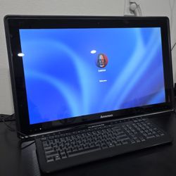 27" Lenovo Ideacentre All-in-one Computer Windows 11 8gb Ram 256gb Ssd Wifi Webcam 2gb Graphics 