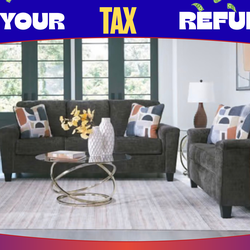 2 PC SOFA AND LOVESEAT