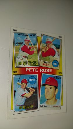 1986 Pete Rose Topps card