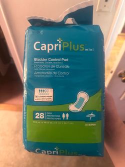 CapriPlus™ mini Bladder Control Pad (28-count package, model BCPE01)
