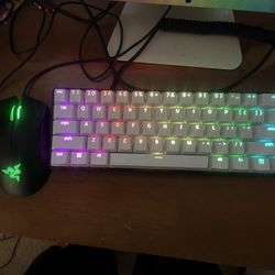 Both Razer Keyboard And Mouse 