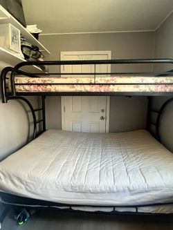 Full Bunk Bed ,Sofabed bottom