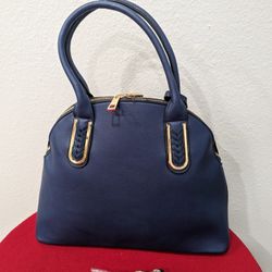 Dark Blue Women Handbag 👜 Purse Tote 