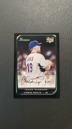 Bowman Chris Davis Rookie Card Texas Rangers