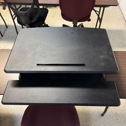 Flexfit 35” manual Adjustable Airlift desk converter - $120.
