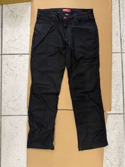 Milwaukee Men's 32 in. × 30 in. Black Cotton/ Polyester Work Pants with 7 Pockets