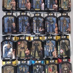AEW Wrestling 20 Figure Collection Lot 3 of 3 Brand New, Rare Chase and PPV Editions Included