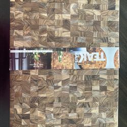 TeakHaus Butcher block cutting board 20”x 14”x 2.5”