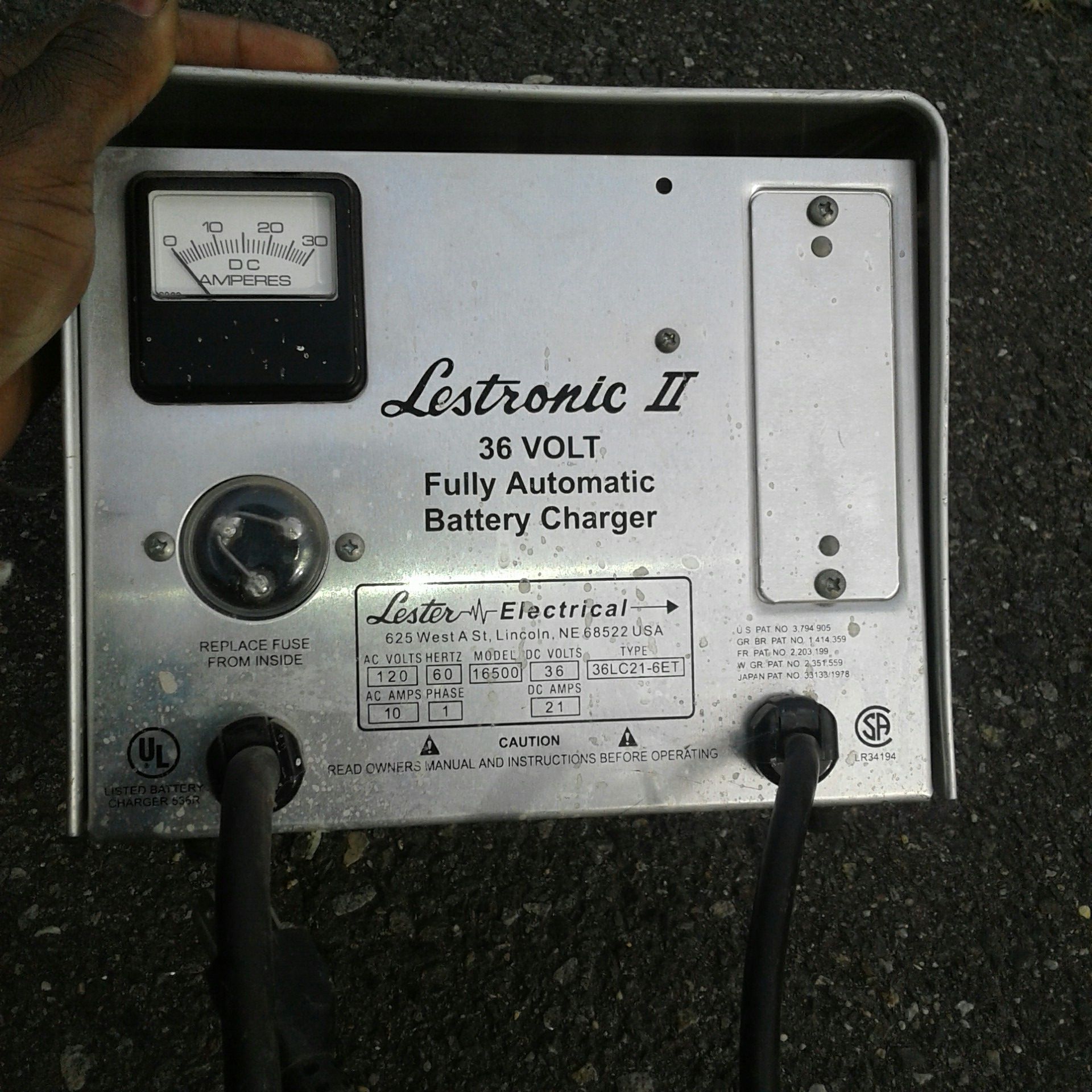 Lestronic 2 full automatic charger, 36 volt ,working $400