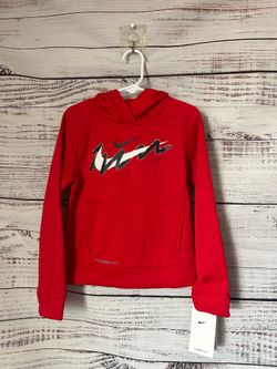 NWT Nike Red therma-fit hoodie size 4