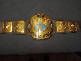 WWF Big Eagle title belt WCW WWE TNA AEW ECW