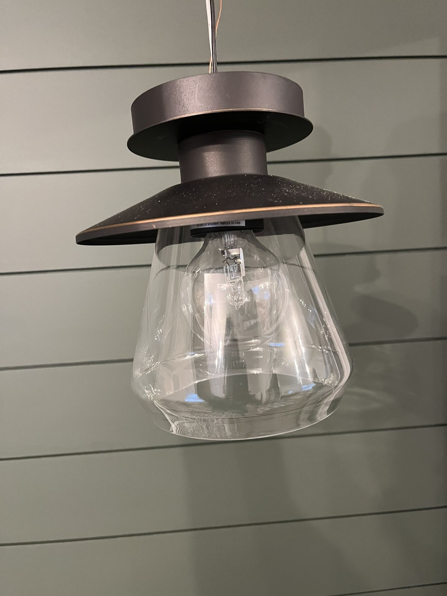 Oil Rubbed Bronze Semi-Flush Hanging Light