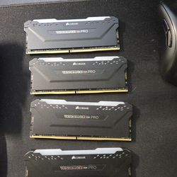 Corsair DDR4 vengeance RGB Pro 4x16 64GB ram kit