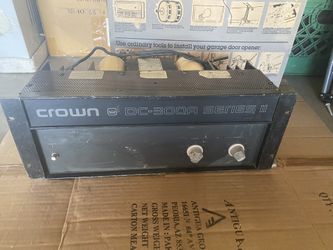 Crown DC-300A Series II 2-Channel Studio Power Amplifier, Fully Tested In Great Working
