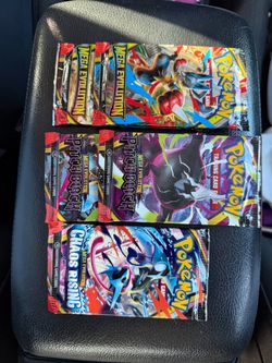 5 pack Pokémon cards