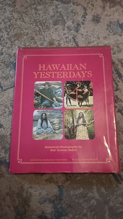 Hawaiian yesterday coffee table book