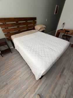 Full Bed with frame  Mattress  and Box spring $100