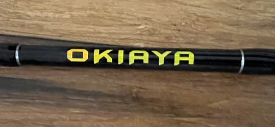 OKIAYA BIG GAME FISHING ROD, Black, 5’6”, 150 - 200 lbs