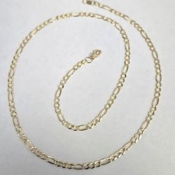 10kt Gold Figaro Chain 18"
