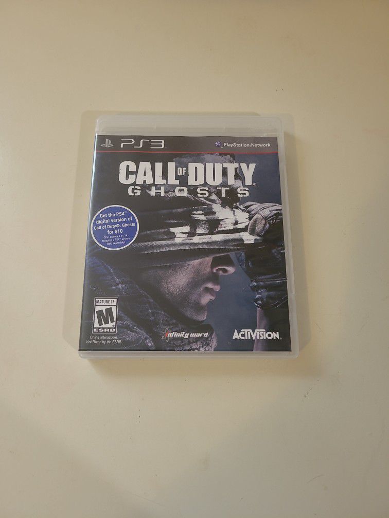 Call Of Duty Ghosts Ps3