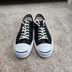 Converse Jack Purcell, black leather M 10 / W 11.5