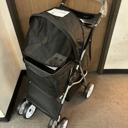 New Pet Cat Dog stroller Carrier Basket Foldable