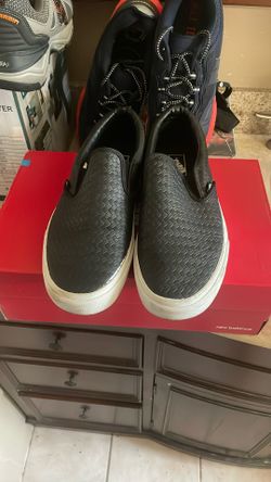 Vans Leather Slip On Size 13 