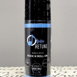 ReTune Rock N Roll On Muscle Relief 2000MG Oil Extract 3 oz SEALED