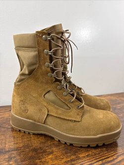 McRae USMC Combat Boots Men’s 9.5 R Hot Weather Vibram Sole Military Issued EGA