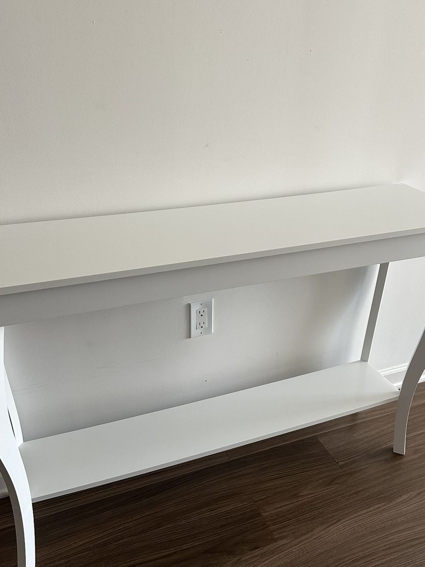 White Console Table