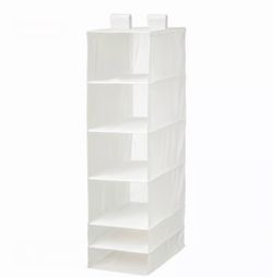 IKEA Skubb Wardrobe Organizer (White/6 Compartments)