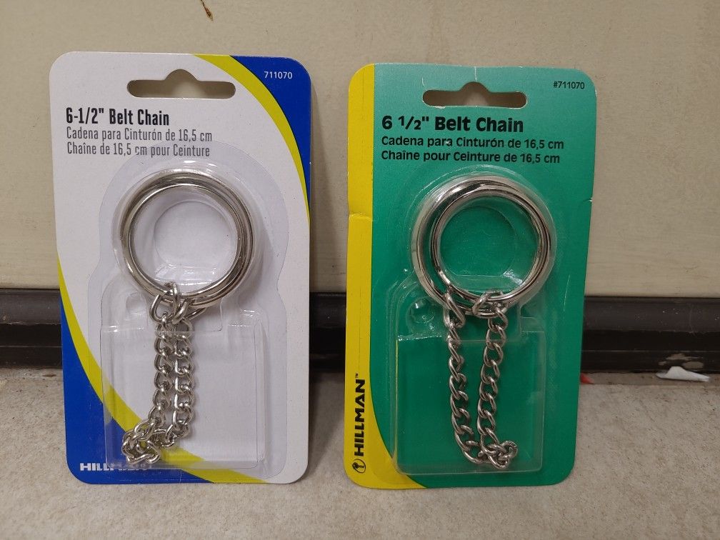 2   6-1/2" Belt Chains