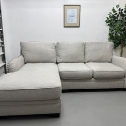 2 Piece Sectional Sofa ( Delivery Available)