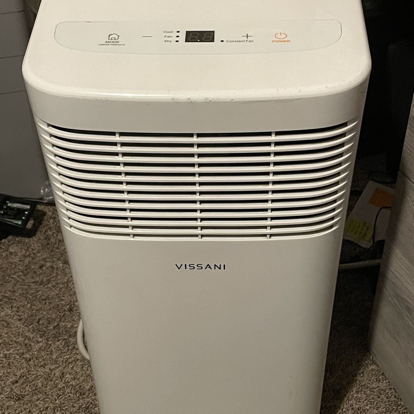 VISSANI PORTABLE 3in1 A/C Unit & Dehumidifier, 