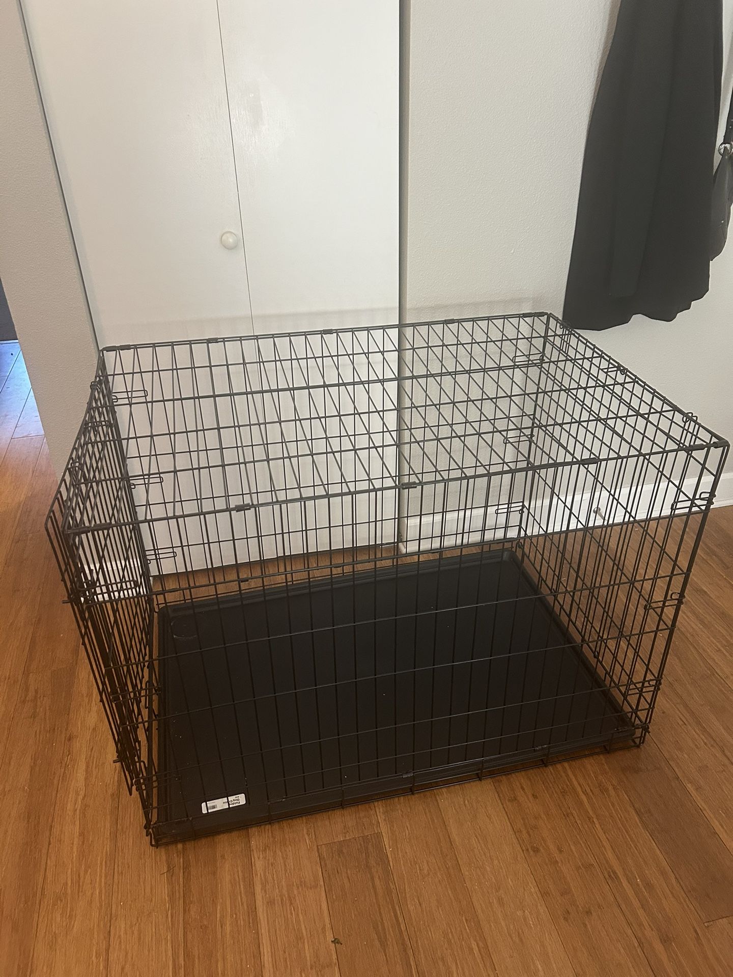 Easy Collapsable Large Dog Crate With Wheels