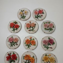 Vintage Wall Plate Set with Certificates