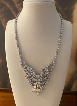 14” rhinestone necklace