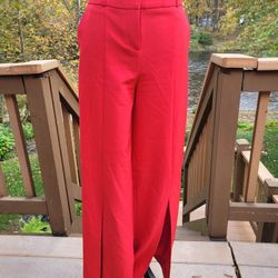 New York & Company Red Trouser Pants