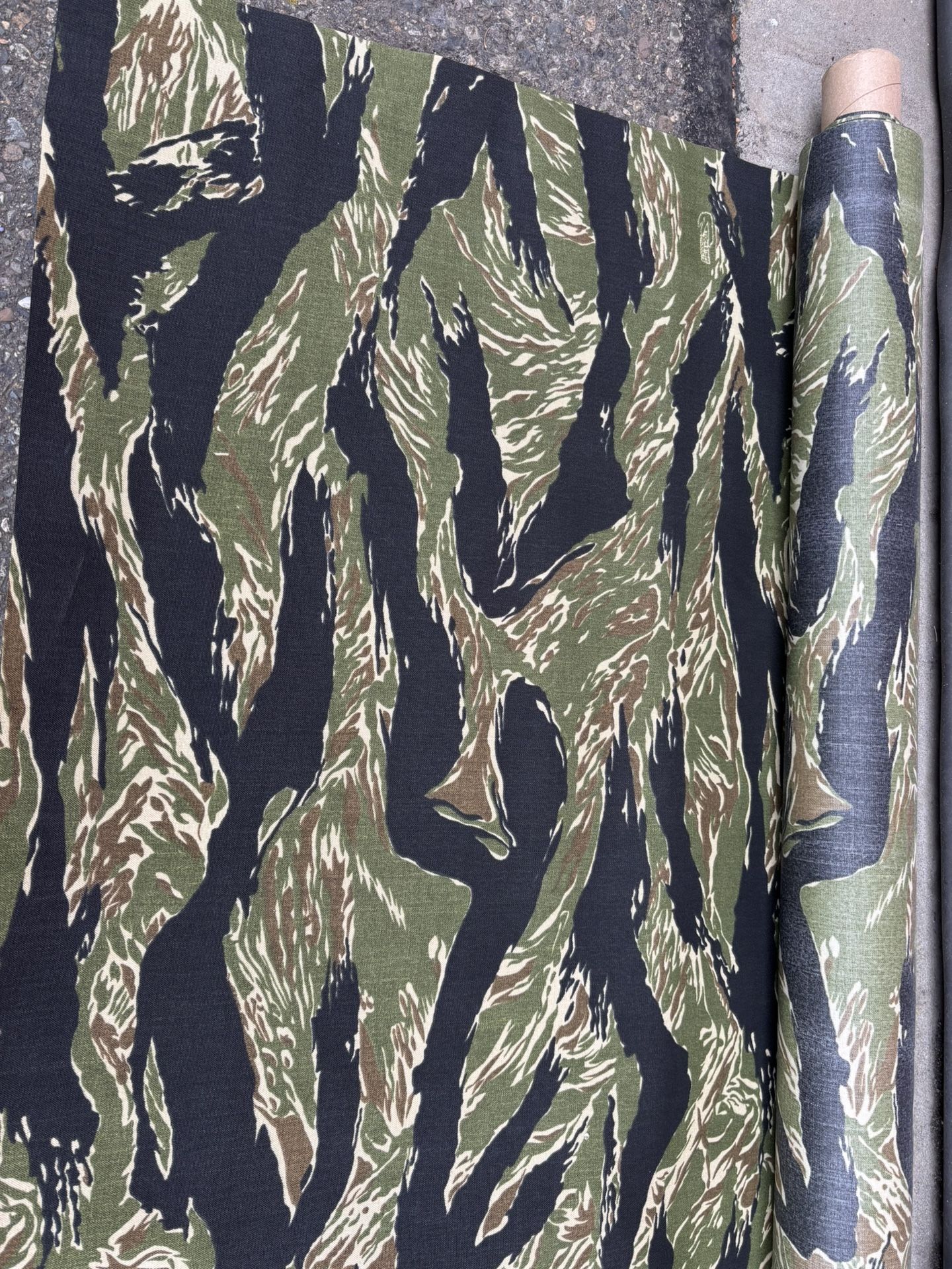Military Surplus Tiger Stripe Camo Material