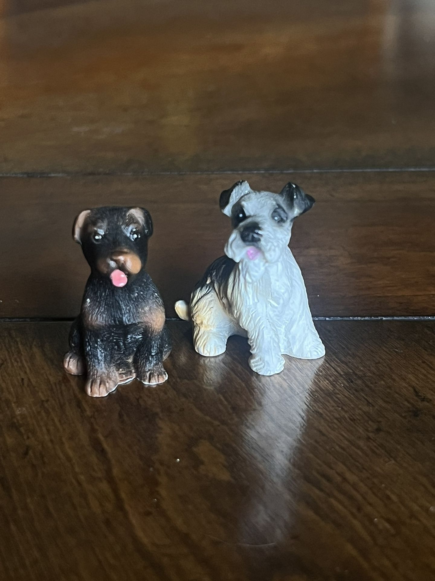 Pair of Mini Dog Figurines