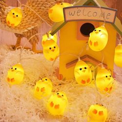 Easter Chicks String Lights Battery Operated