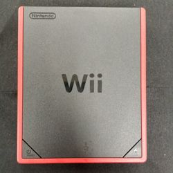 Wii mini (red) with controller
