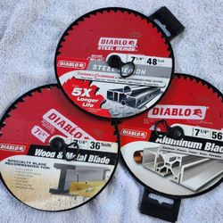 Diablo 7 1/4"  Metal Saw Blades